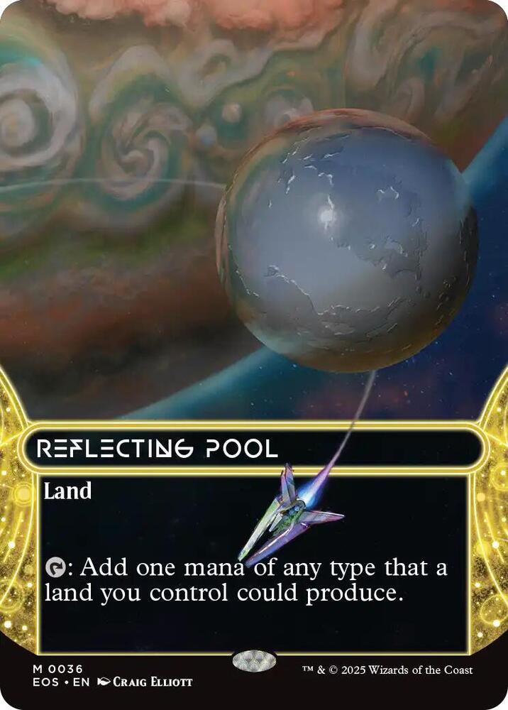 Reflecting Pool [Borderless] #36 Magic Edge of Eternities Stellar Sights
