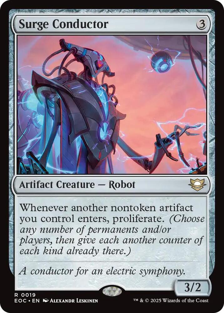 Surge Conductor #19 Magic Edge of Eternities Commander