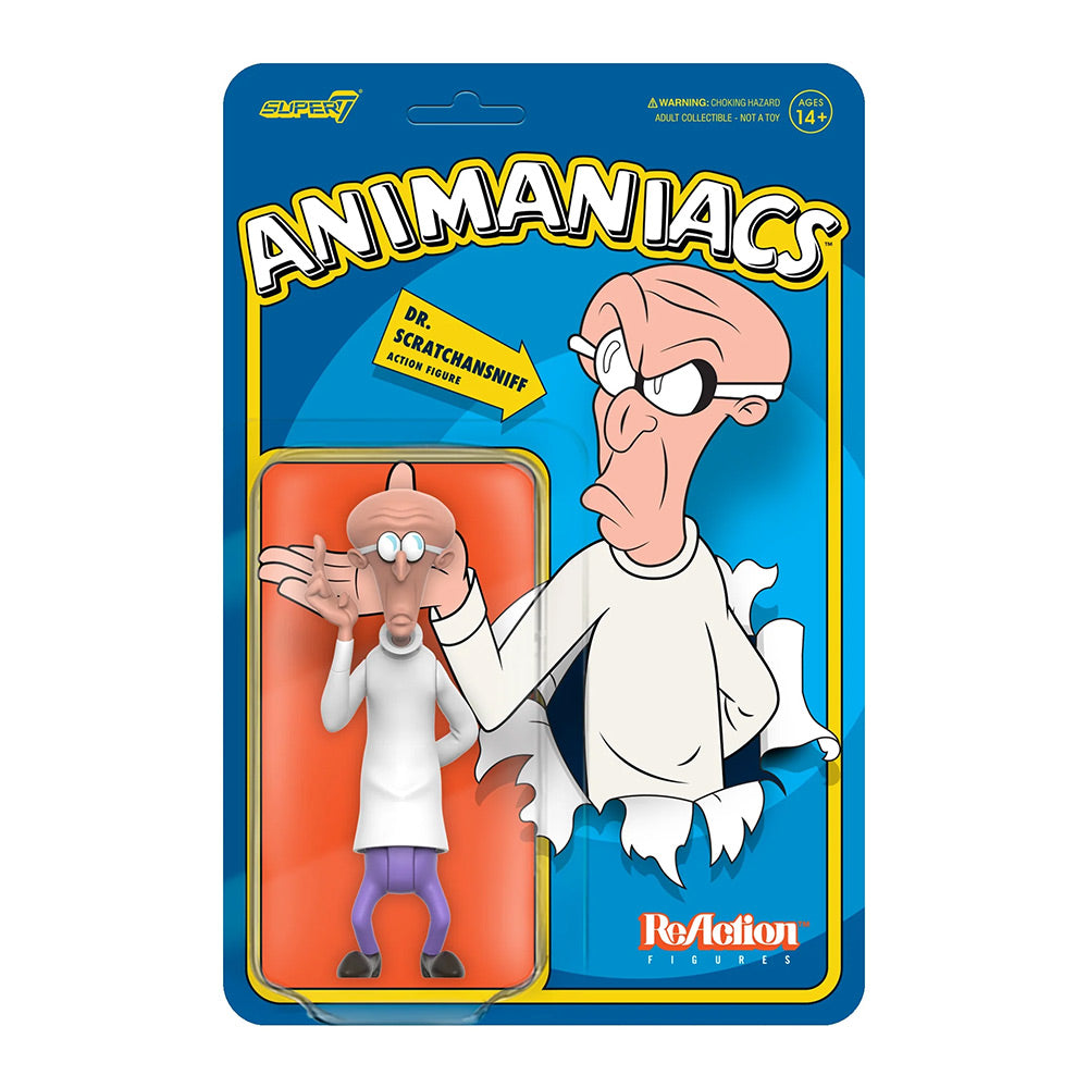 Super7 Animaniacs Reaction W1 Dr. Scratchansniff image 0
