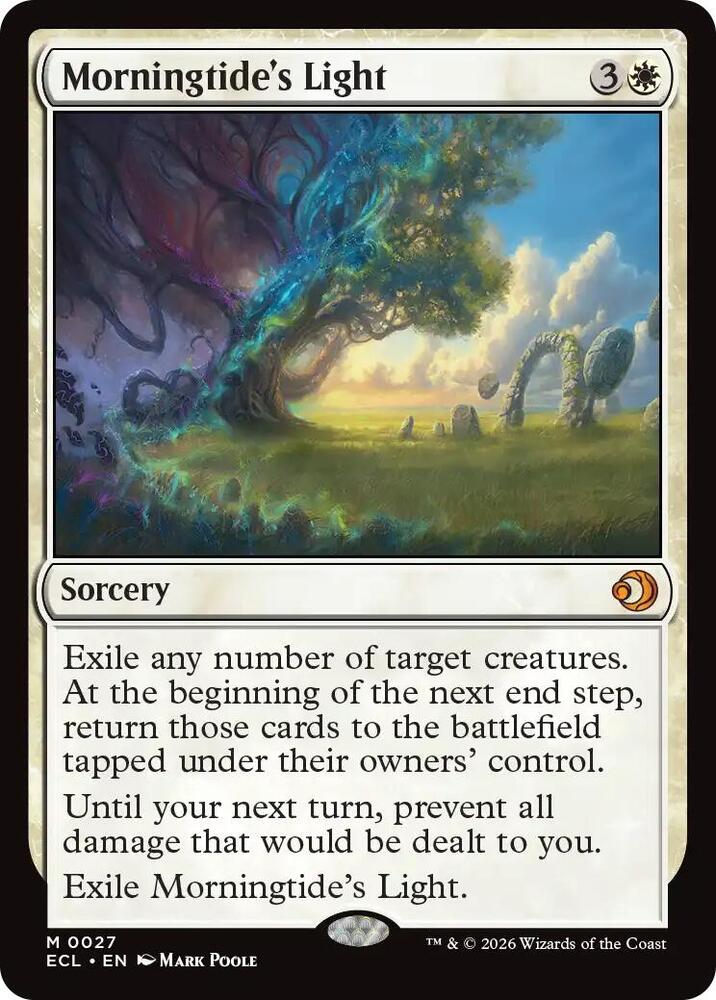 Morningtide's Light [Foil] #27 Magic Lorwyn Eclipsed (Sealed)