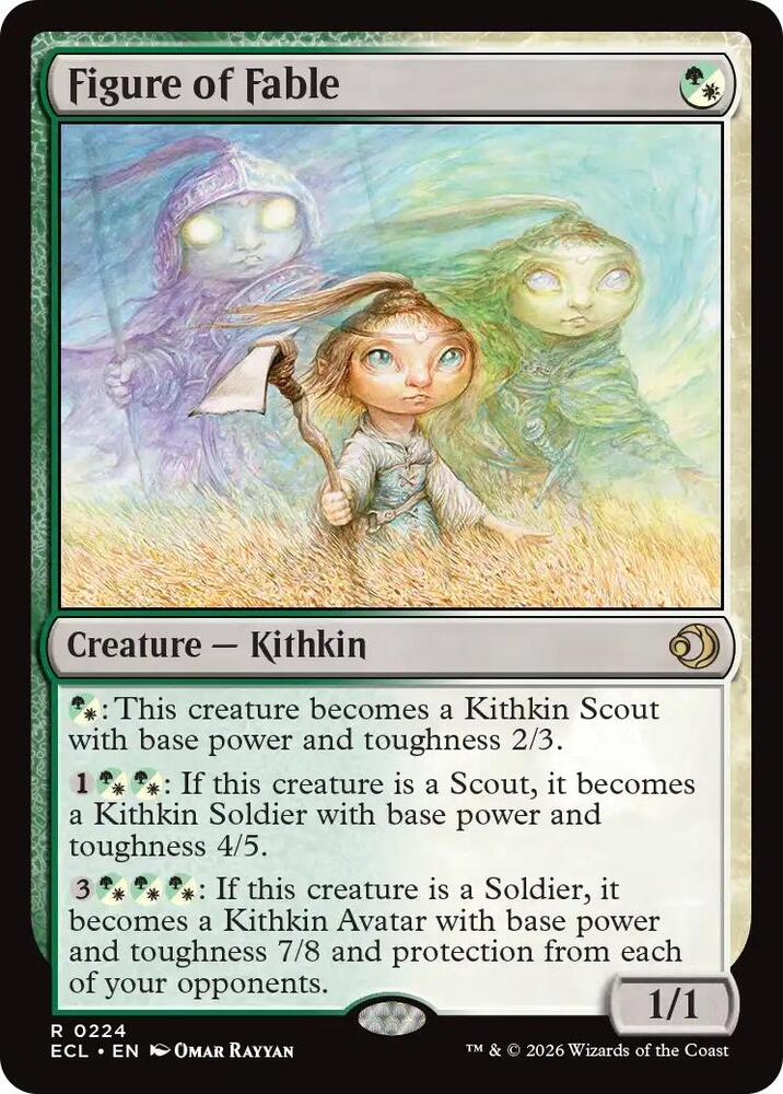 Figure of Fable [Foil] #224 Magic Lorwyn Eclipsed
