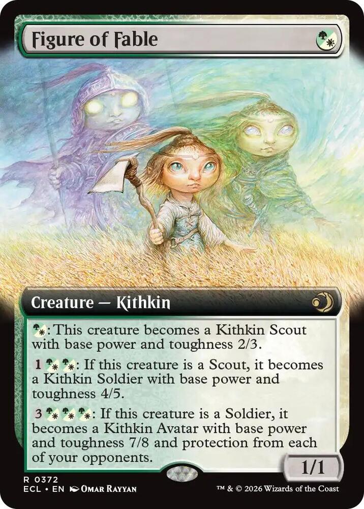 Figure of Fable [Extended Art] #372 Magic Lorwyn Eclipsed