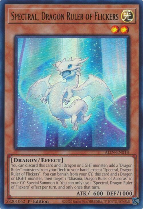 Spectral, Dragon Ruler of Flickers ALIN-EN018 image 0