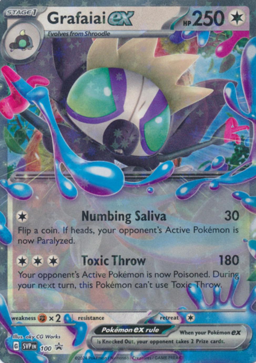 Grafaiai Ex #100 Pokemon Promo image 0