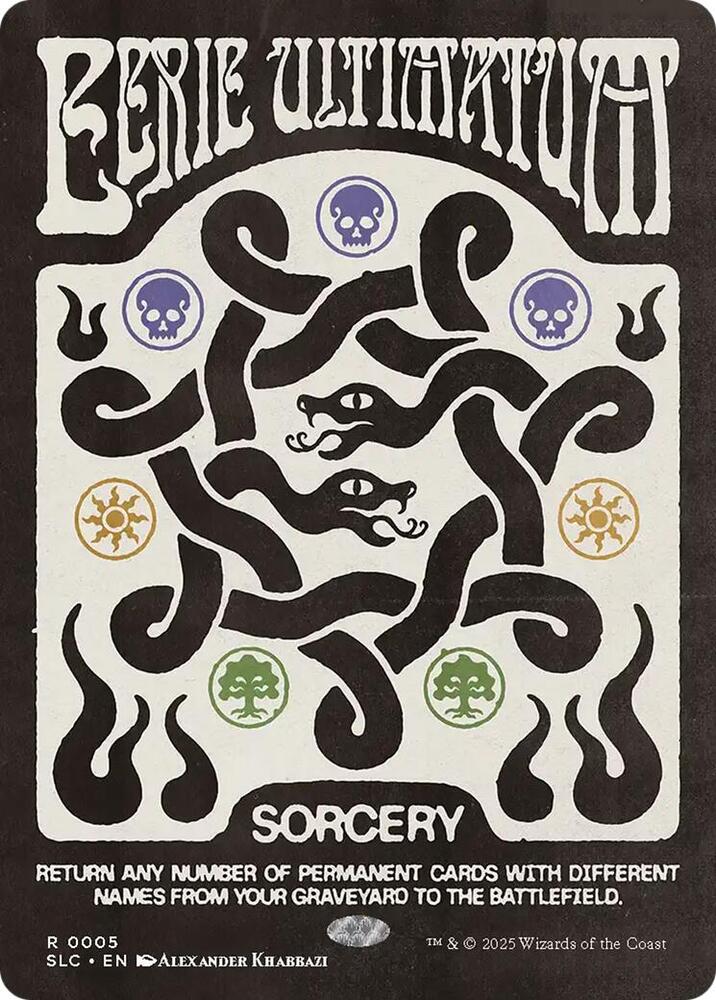 Eerie Ultimatum #5 Magic Secret Lair Countdown Kit