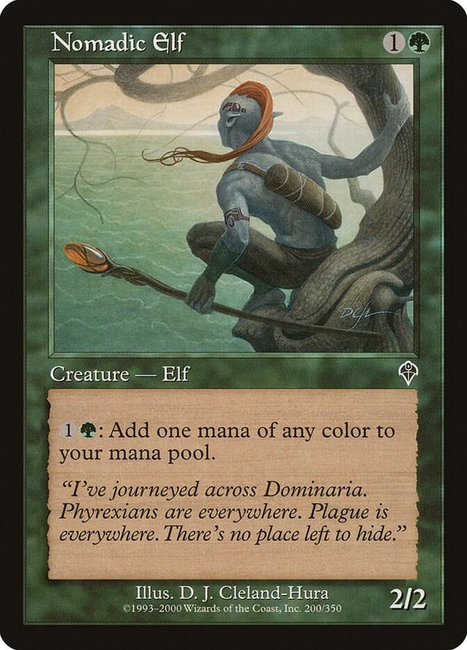 Nomadic Elf #200 Magic Invasion image 0