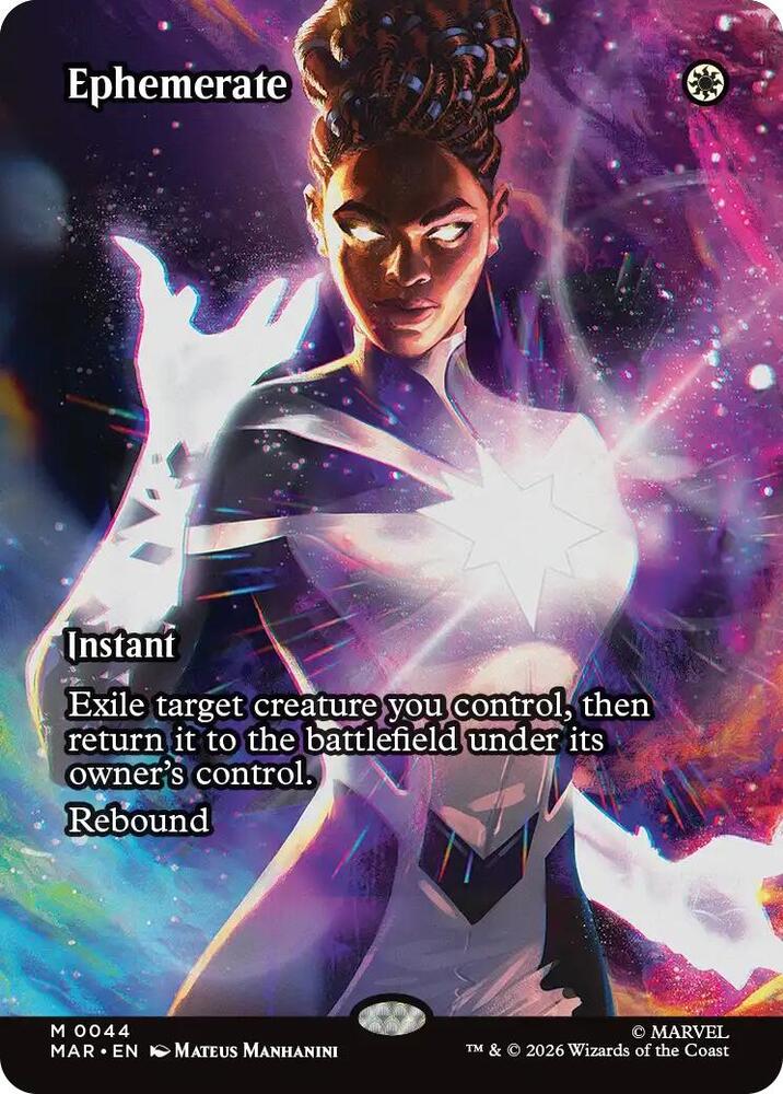 Ephemerate #44 [Borderless Foil] Magic Marvel Universe Eternal-Legal