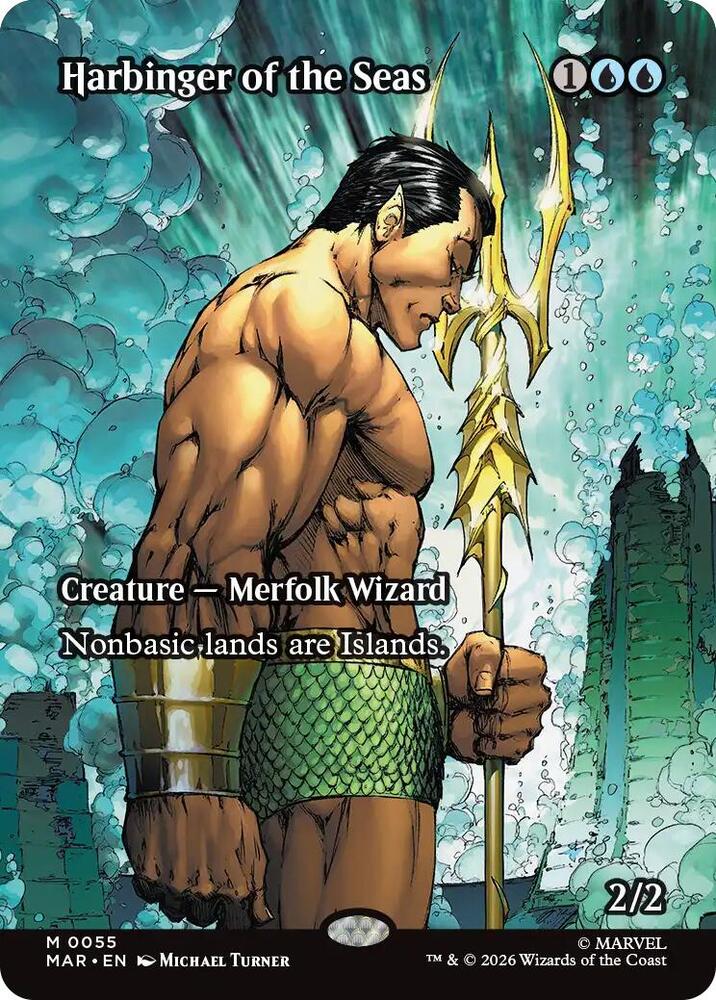 Harbinger of the Seas #55 [Borderless] Magic Marvel Universe Eternal-Legal