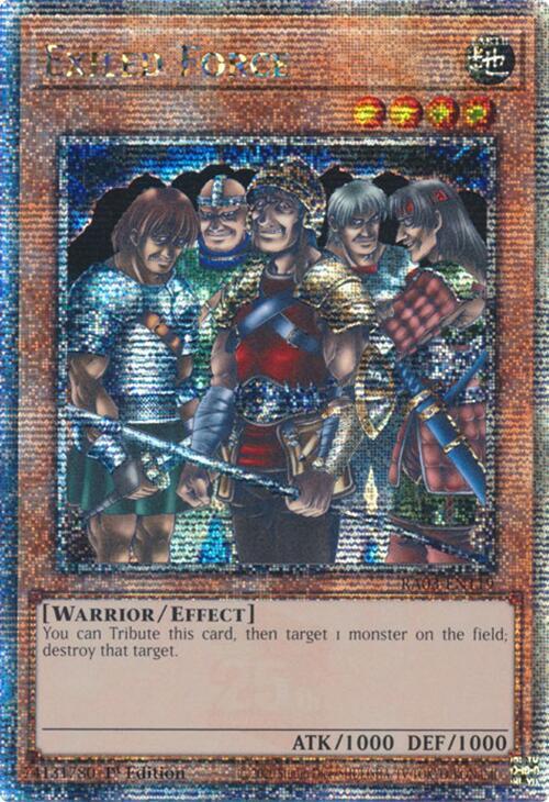 Exiled Force [Quarter Century Secret Rare] RA03-EN119 image 0