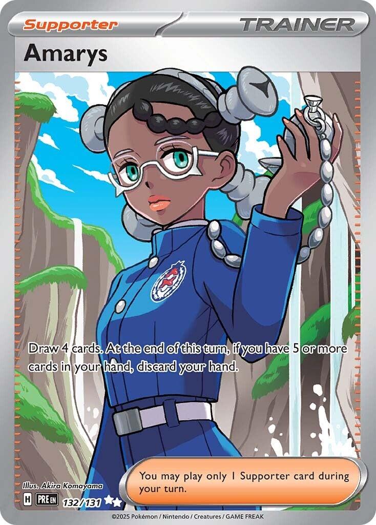 Amarys #132 Pokemon Prismatic Evolutions image 0