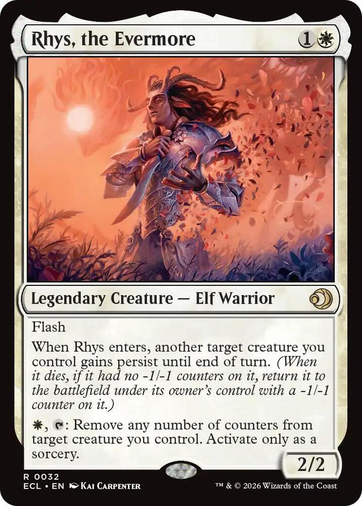 Rhys, the Evermore #32 Magic Lorwyn Eclipsed