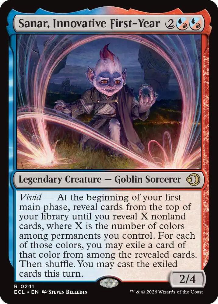 Sanar, Innovative First-Year #241 Magic Lorwyn Eclipsed