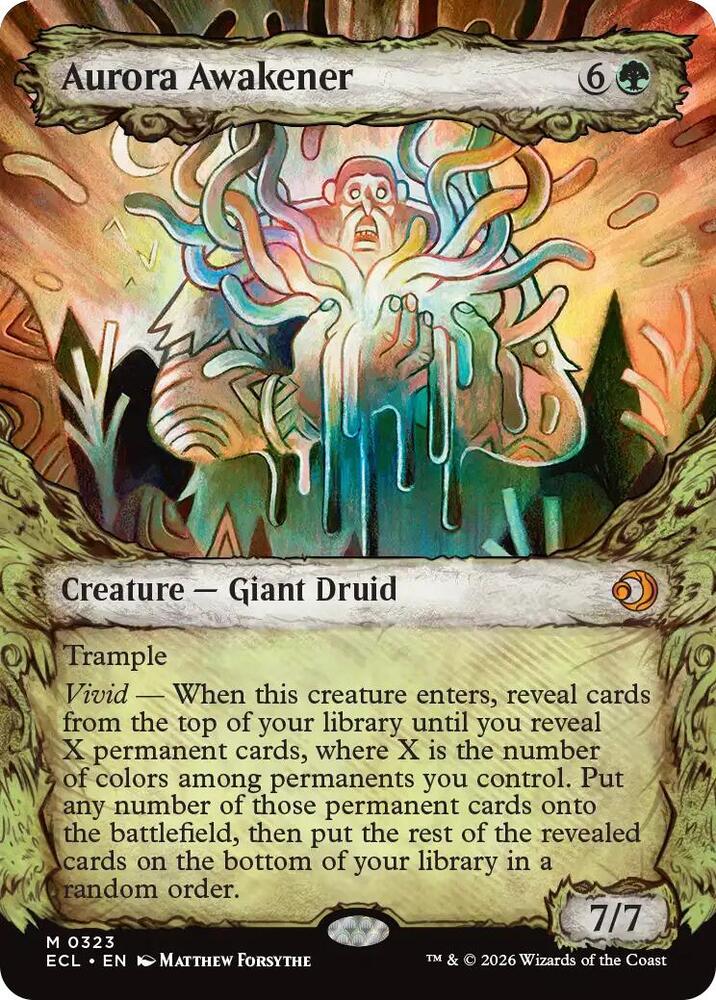 Aurora Awakener [Showcase] #323 Magic Lorwyn Eclipsed