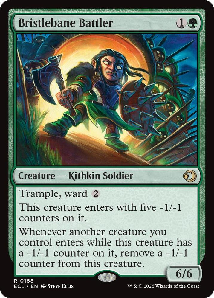 Bristlebane Battler #168 Magic Lorwyn Eclipsed
