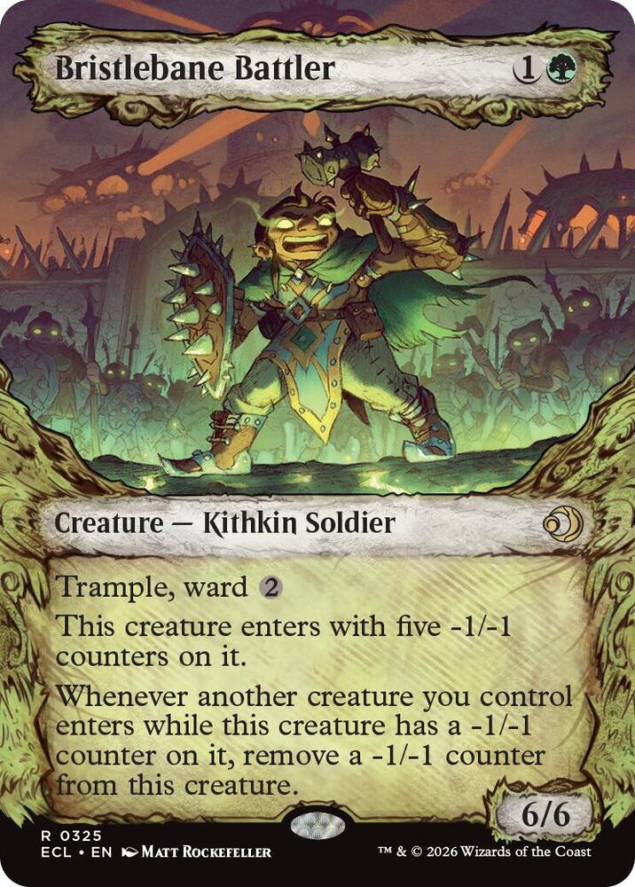 Bristlebane Battler [Showcase] #325 Magic Lorwyn Eclipsed