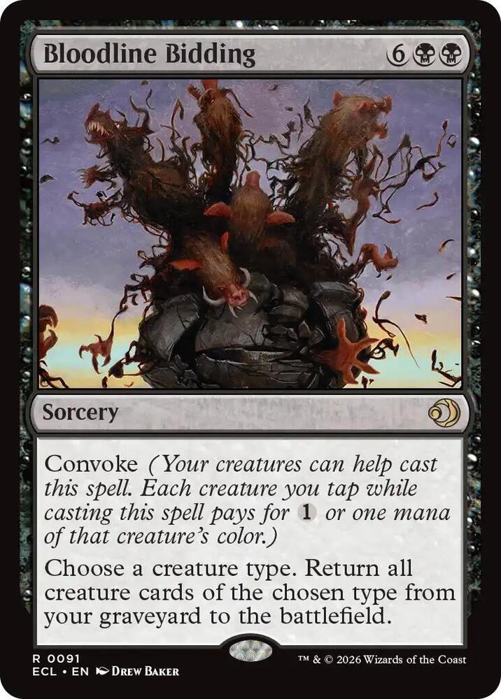Bloodline Bidding #91 Magic Lorwyn Eclipsed