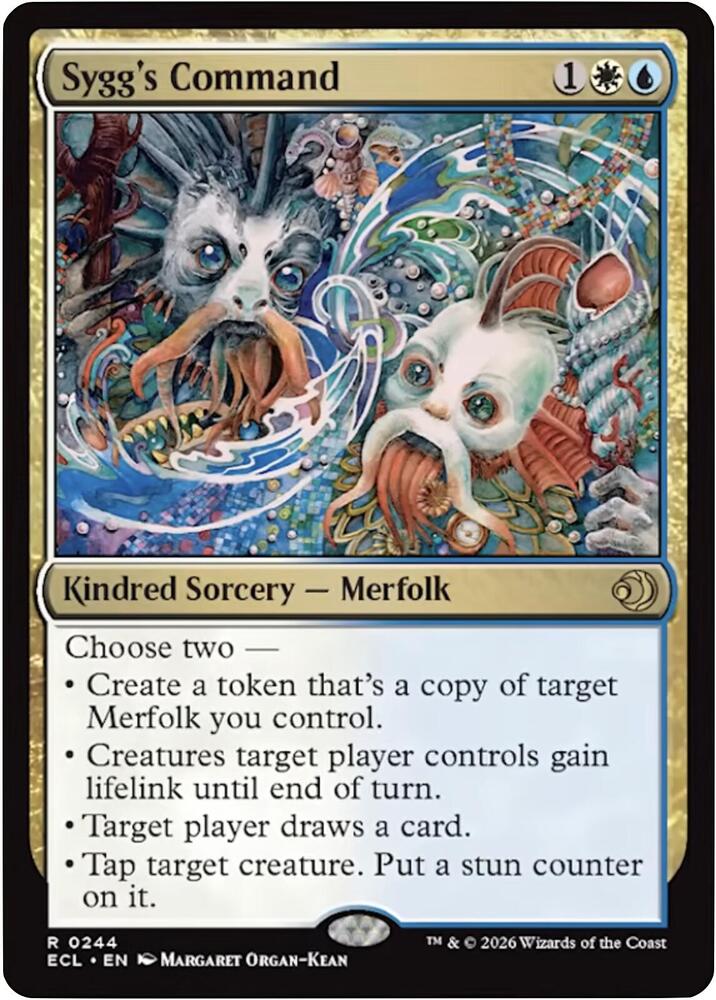 Sygg's Command #244 Magic Lorwyn Eclipsed