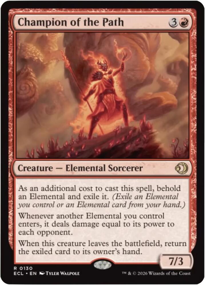 Champion of the Path #130 Magic Lorwyn Eclipsed