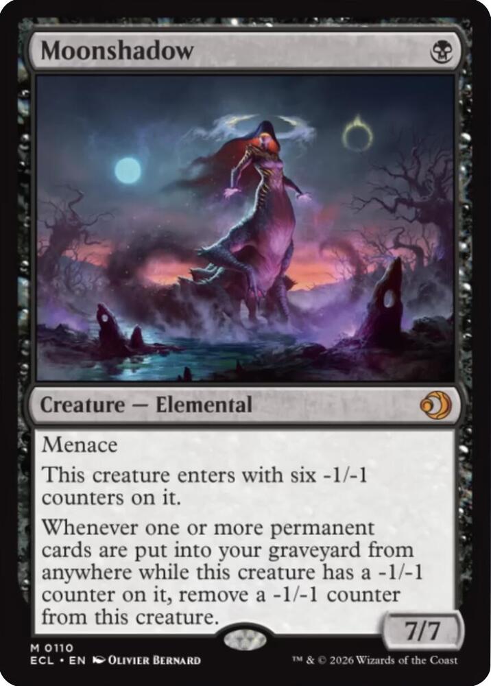 Moonshadow #110 Magic Lorwyn Eclipsed