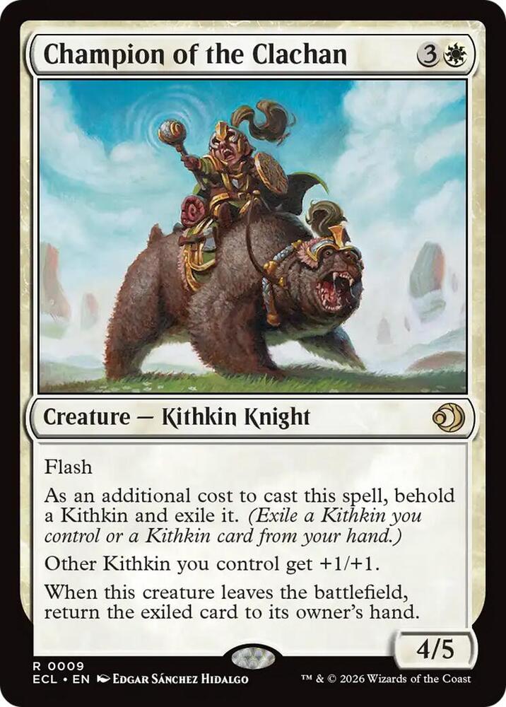 Champion of the Clachan [Foil] #9 Magic Lorwyn Eclipsed