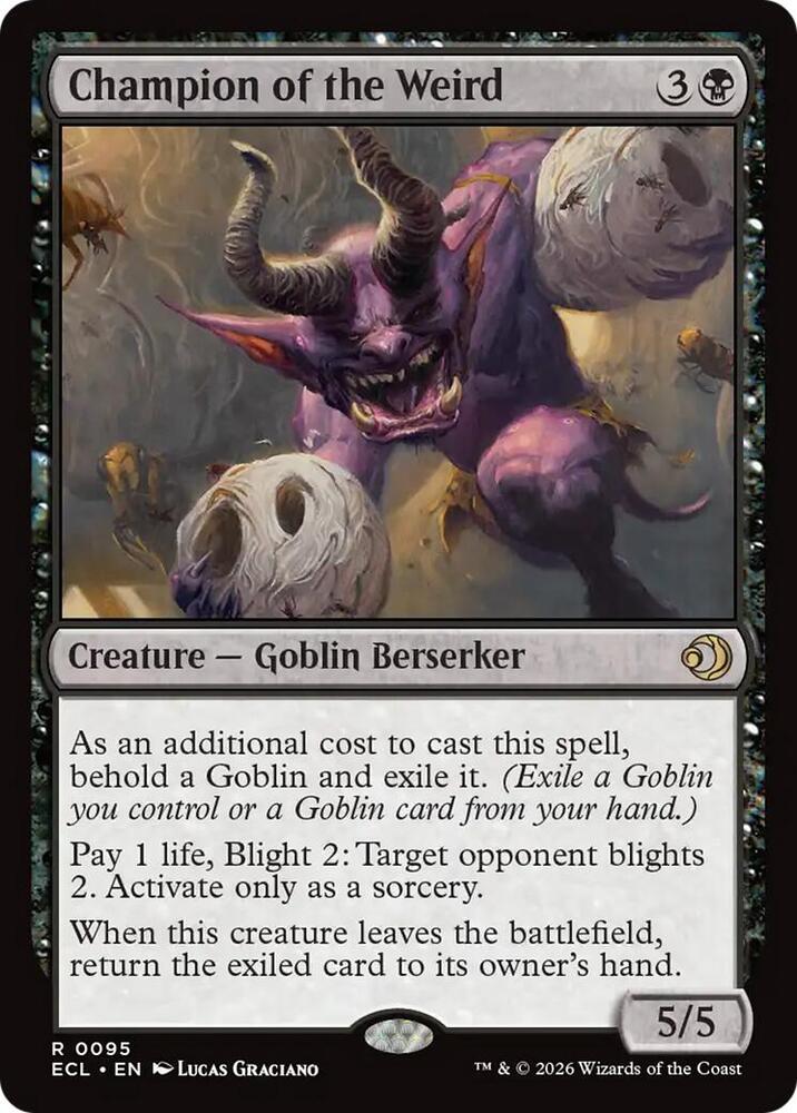 Champion of the Weird #95 Magic Lorwyn Eclipsed