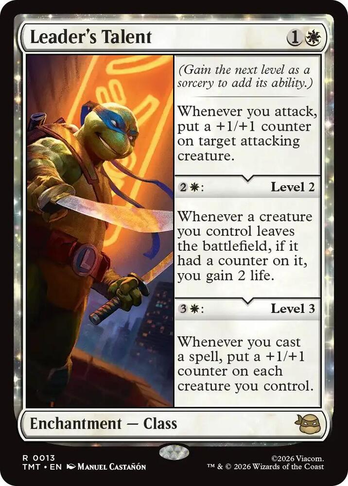 Leader's Talent #13 Magic Teenage Mutant Ninja Turtles