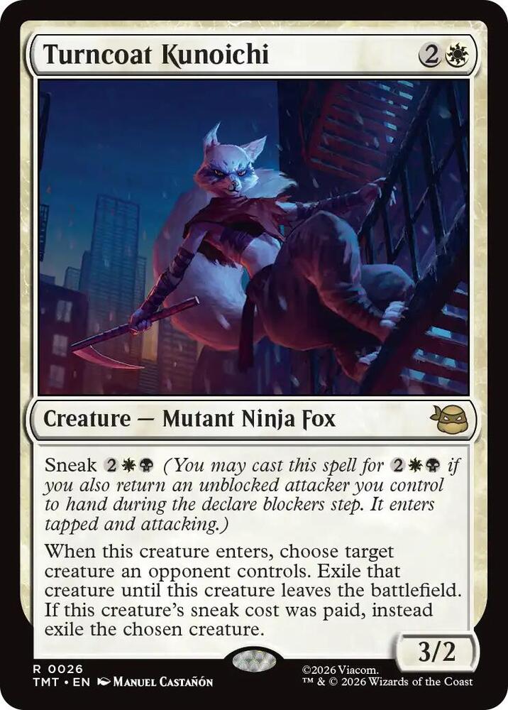 Turncoat Kunoichi #26 Magic Teenage Mutant Ninja Turtles