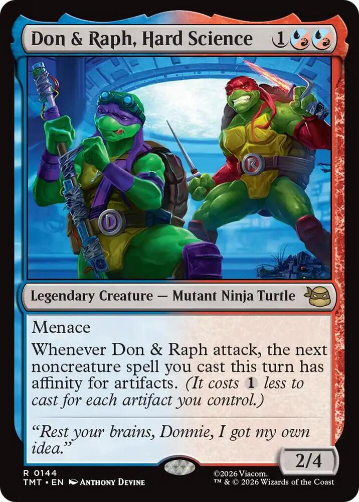 Don & Raph, Hard Science #144 Magic Teenage Mutant Ninja Turtles