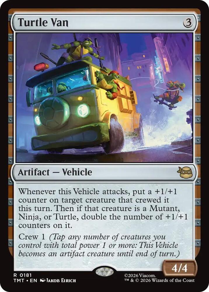 Turtle Van #181 Magic Teenage Mutant Ninja Turtles