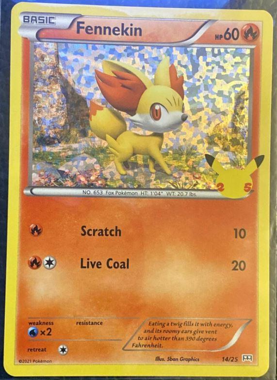Fennekin [Holo] #14 Pokemon McDonalds 2021 image 0