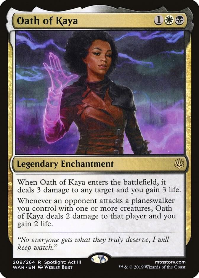 Oath of Kaya #209 Magic War of the Spark image 0