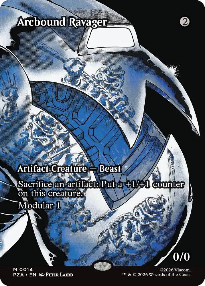 Arcbound Ravager [Borderless] #14 Magic Teenage Mutant Ninja Turtles Source Material