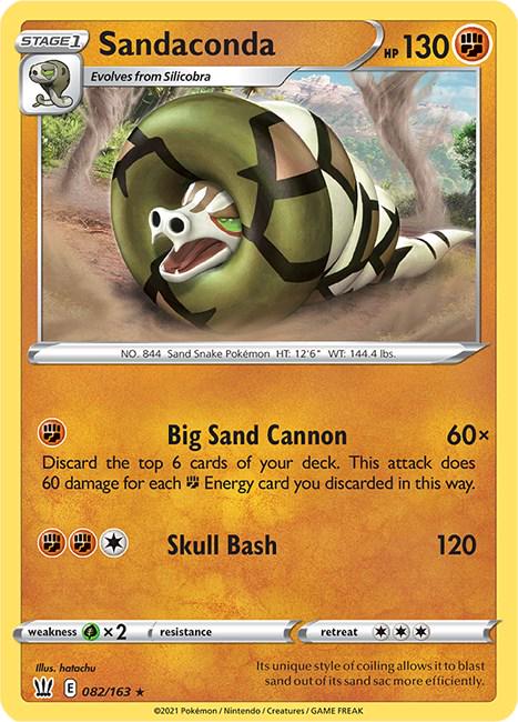 Sandaconda [Holo] #82 Pokemon Battle Styles image 0