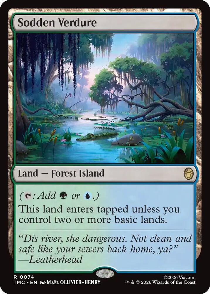 Sodden Verdure #74 Magic Teenage Mutant Ninja Turtles Commander