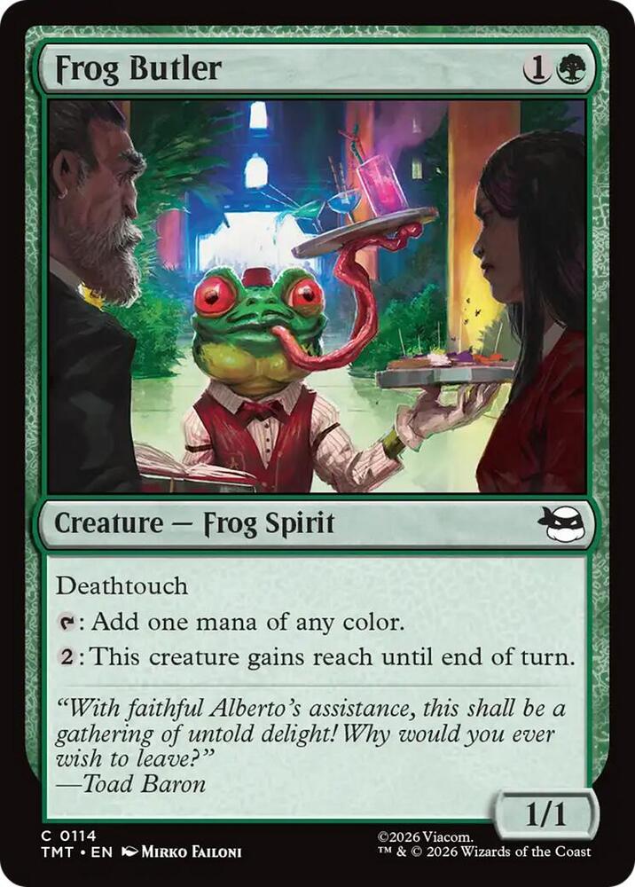 Frog Butler #114 Magic Teenage Mutant Ninja Turtles