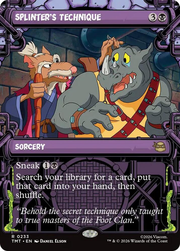 Splinter's Technique [Showcase] #233 Magic Teenage Mutant Ninja Turtles