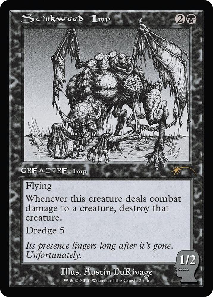 Stinkweed Imp [Foil] #2516 Magic Secret Lair Drop Series