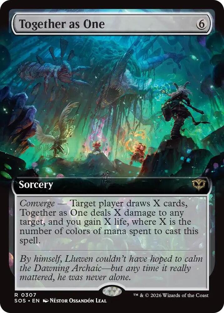 Together as One [Extended Art Foil] #307 Magic Secrets of Strixhaven