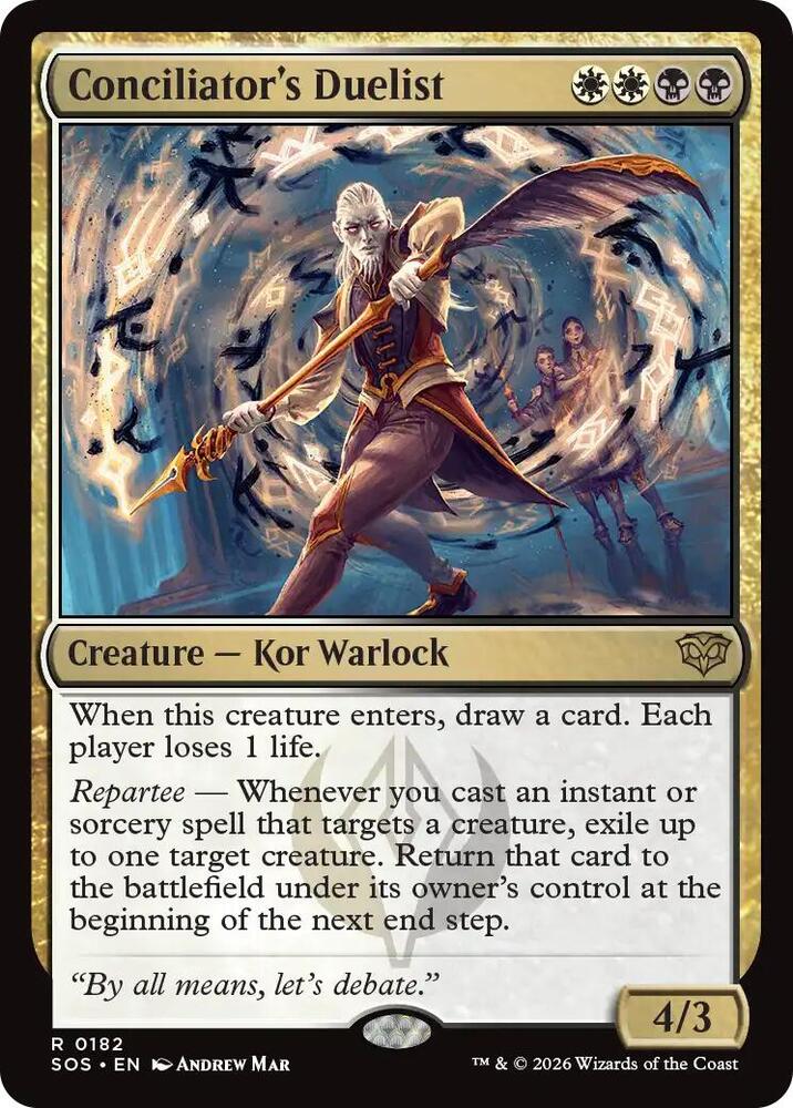 Conciliator's Duelist #182 Magic Secrets of Strixhaven