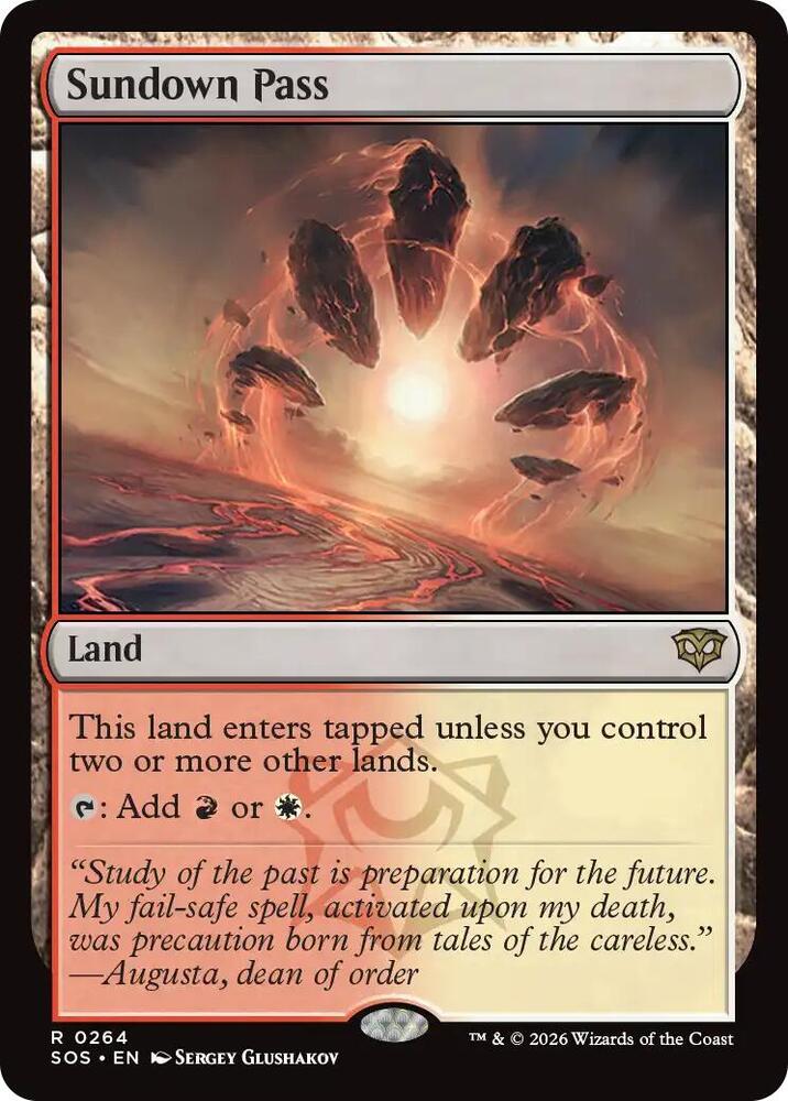 Sundown Pass #264 Magic Secrets of Strixhaven