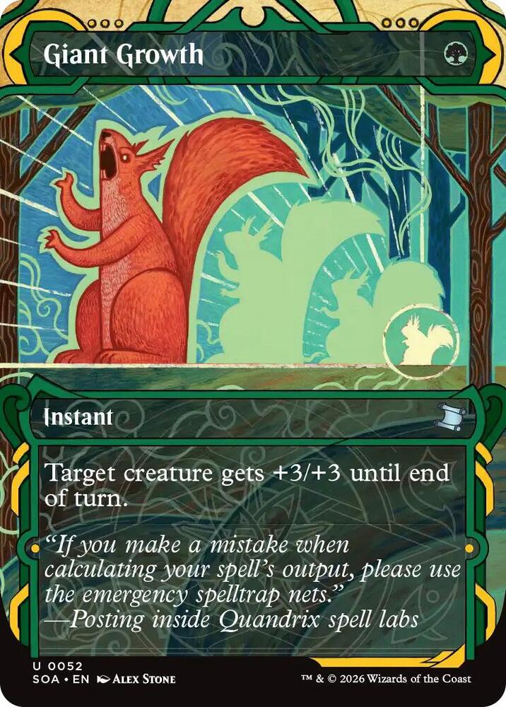Giant Growth #52 Magic Secrets of Strixhaven Mystical Archive