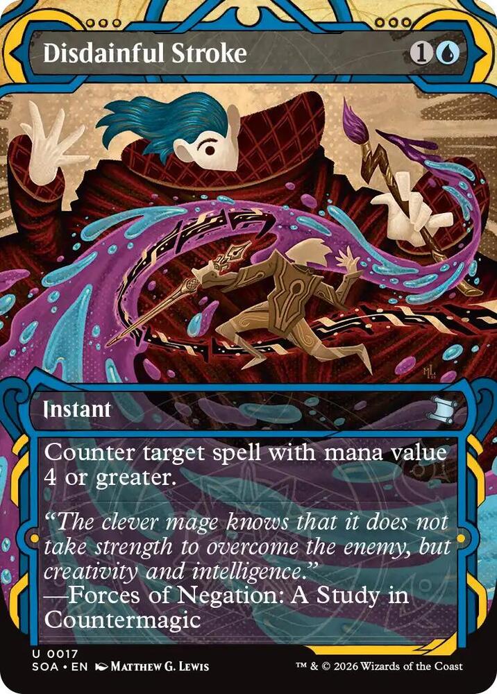 Disdainful Stroke #17 Magic Secrets of Strixhaven Mystical Archive