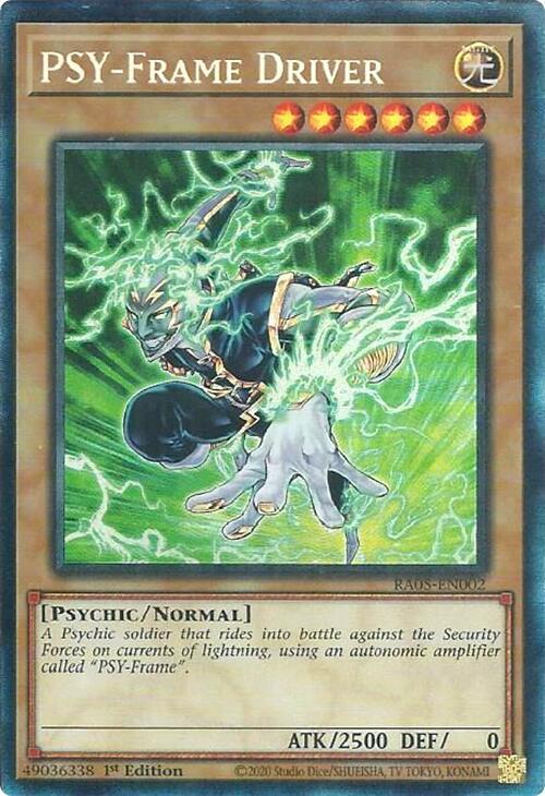 PSY-Frame Driver [Collector's Rare] RA05-EN002 YuGiOh Rarity Collection 5