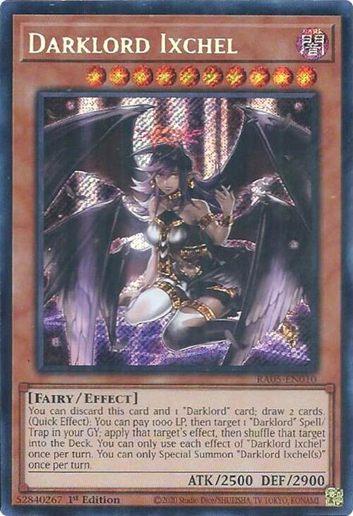 Darklord Ixchel [Secret Rare] RA05-EN010 YuGiOh Rarity Collection 5