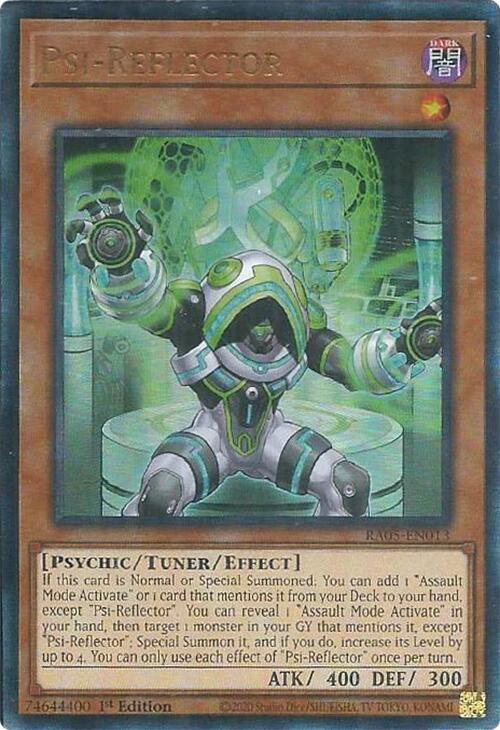 Psi-Reflector [Ultimate Rare] RA05-EN013 YuGiOh Rarity Collection 5