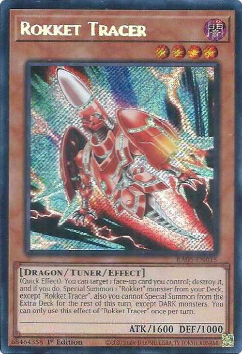 Rokket Tracer [Secret Rare] RA05-EN015 YuGiOh Rarity Collection 5