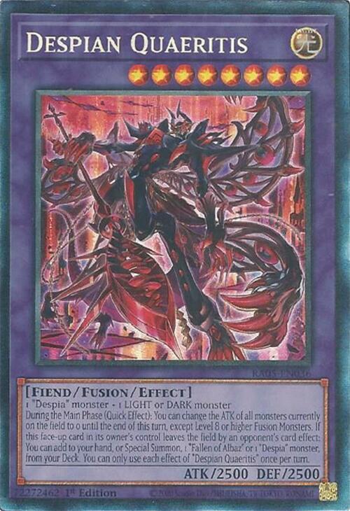 Despian Quaeritis [Collector's Rare] RA05-EN036 YuGiOh Rarity Collection 5