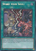 Stake your Soul! [Secret Rare] RA05-EN069 YuGiOh Rarity Collection 5