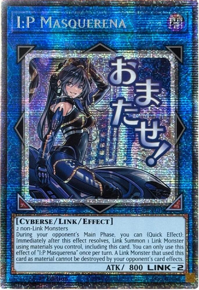 I:P Masquerena [Starlight Rare] RA05-EN105 YuGiOh Rarity Collection 5