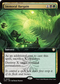 Immoral Bargain [Extended Art] #95 Magic Secrets of Strixhaven Commander